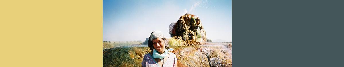 Julieta Corazon in front of the Fly Guiser